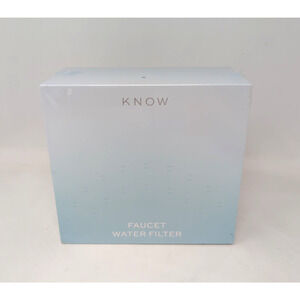 BRAND NEW Know Beauty Faucet Water Filter Chrome Dispenser Carbon Spun Fibre 5.3